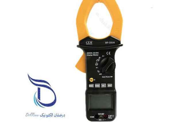 كلمپ آمپرمتر DIGITAL 2000 آمپر سم CEM DT-3316