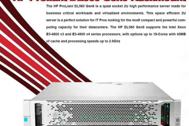 🔴HP Proliant DL560 Gen9 Rackmount Server