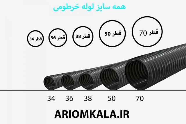 انواع خرطومي در سايزهاي مخطلف