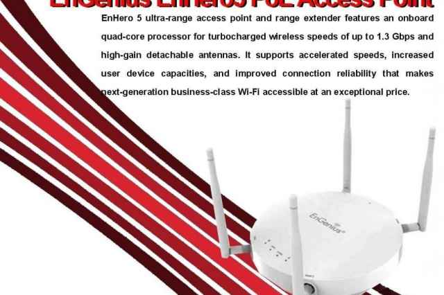 🔴EnGenius EnHero5 PoE Access Point