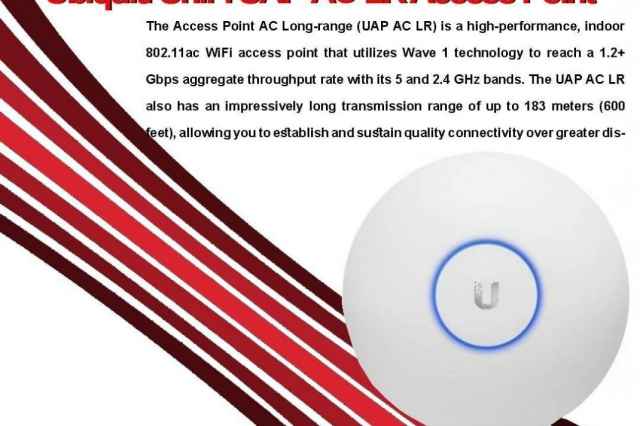 🔴 Ubiquiti UniFi UAP-AC-LR Access Point