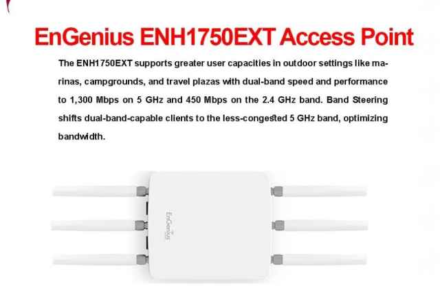 اكسس پوينت اينجينيوس  ENH1750EXT Wireless