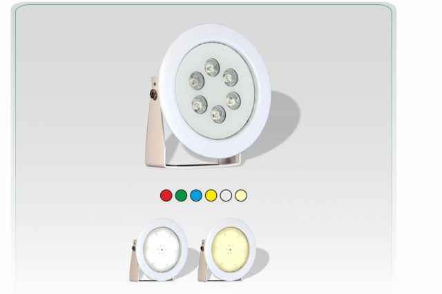 چراغ پايه دار ضد آب تك رنگ 6 وات 12 ولت Emax مدل 6REP