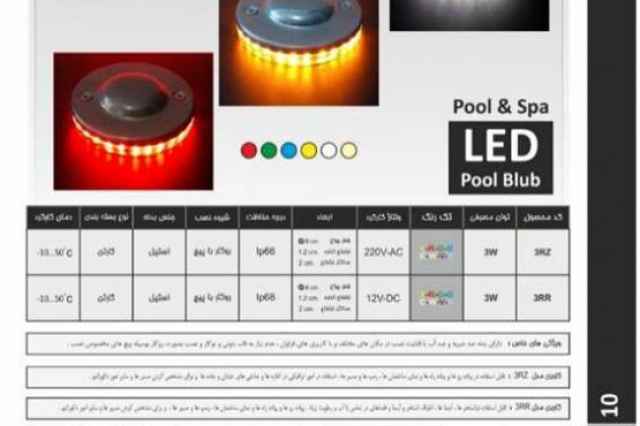 چراغ روكار دور نور تك رنگ 3 وات 12 ولت Ledman مدل 3RD