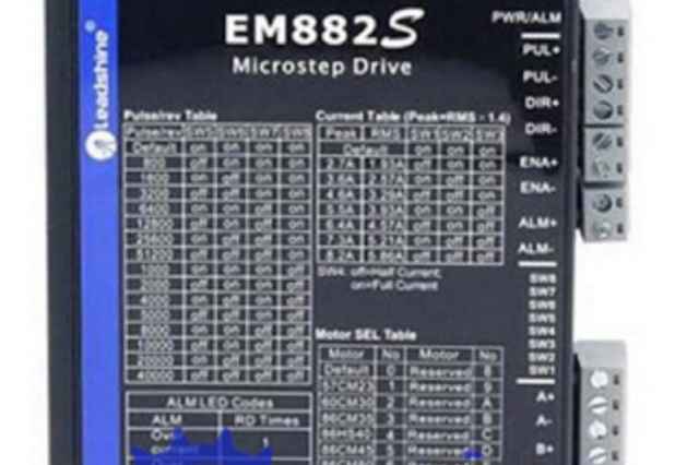 درايور استپ موتور EM882S مدل ليدشاين دو فاز 4 سيم جريا
