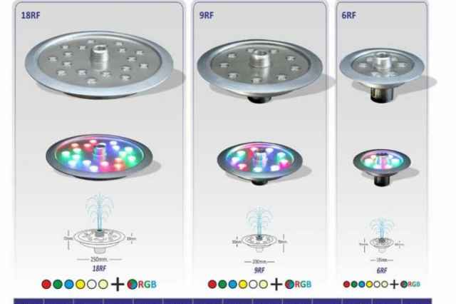 چراغ فواره ضد آب 6واتEmax (لوله 1.2 و 1 اينچ) مدل 6RFM