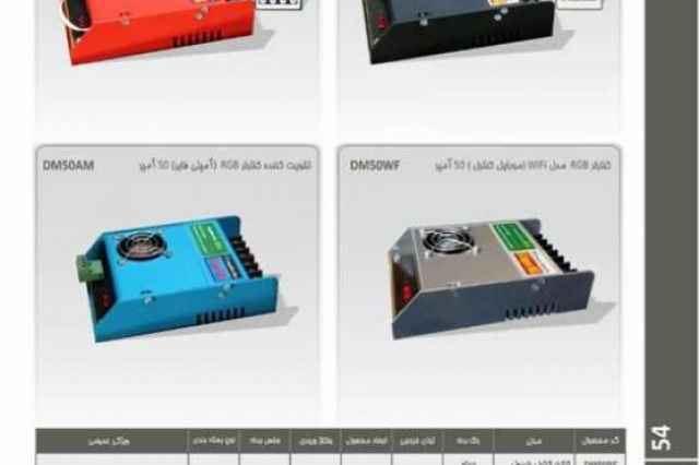 كنترلر RGB موبايلي واي فاي 50آمپر 5ولت Emax مدل DM50WF