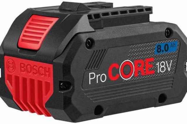 باتري 18 ولتي بوش 8 آمپر PRO CORE 18V 8.0 Ah